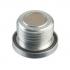 Magnetic drain plug with hexagon socket and O ring made of zinc plated steel with neodymium magnet