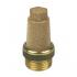 silencer made of brass with conical bronze filter with hex