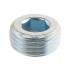 Hexagon socket pipe plug with conical thread DIN 906 made of zinc plated steel