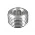 Hexagon socket pipe plug with conical thread DIN 906 made of stainless steel