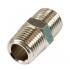 Nipple male male conical thread nickel plated brass